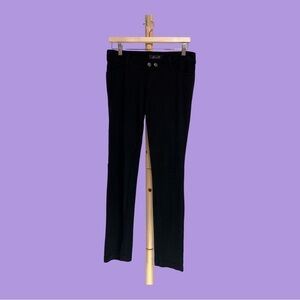 Seven 7 Women’s Stretch Fabric Black Pants with Button Fly Size 4